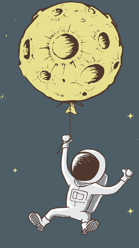 Astronaut illustration-15 screenshot