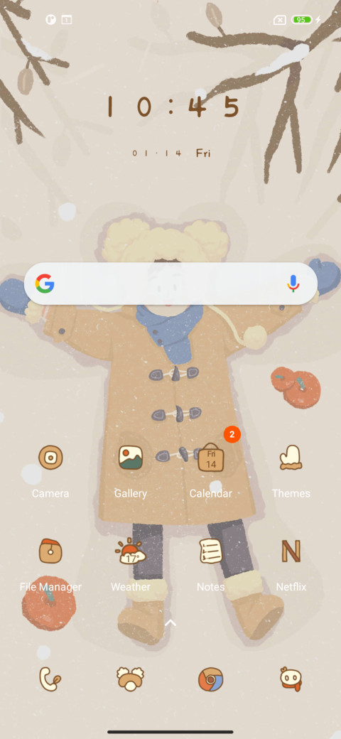 Play with snow screenshot