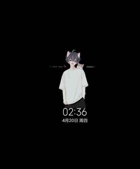 动效猫耳少年 screenshot