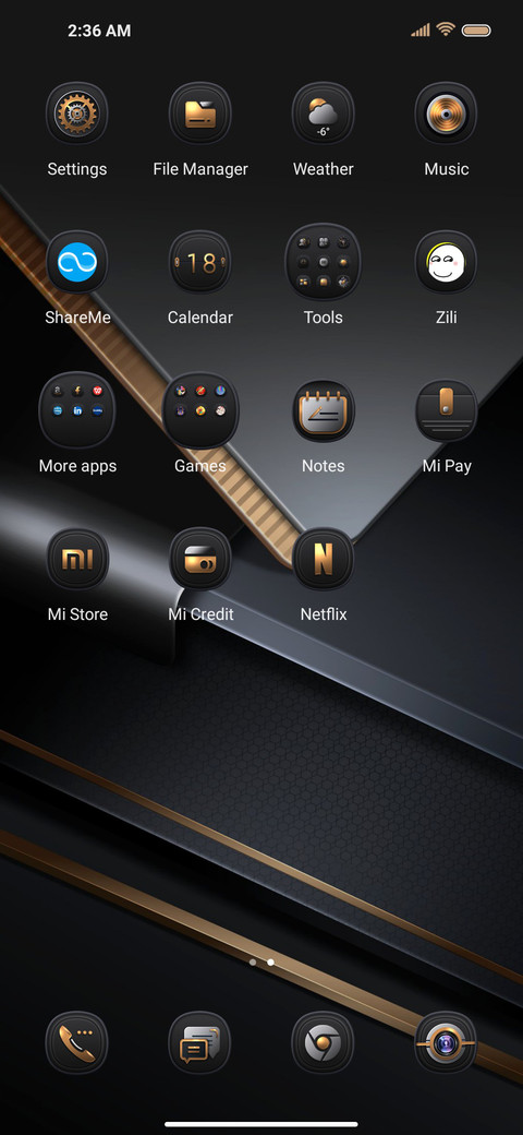 Business metal screenshot