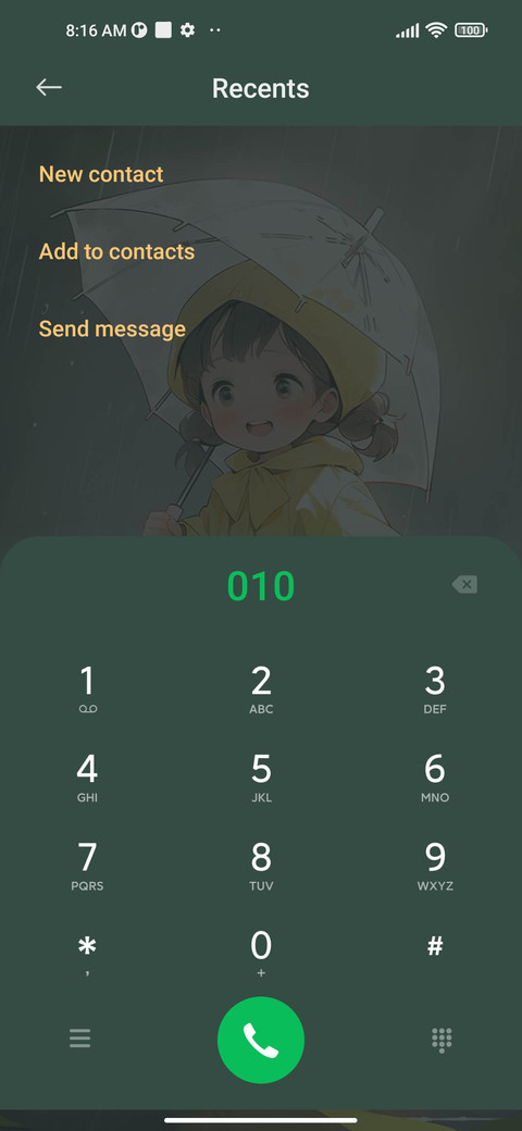 Rainy Days Girl screenshot