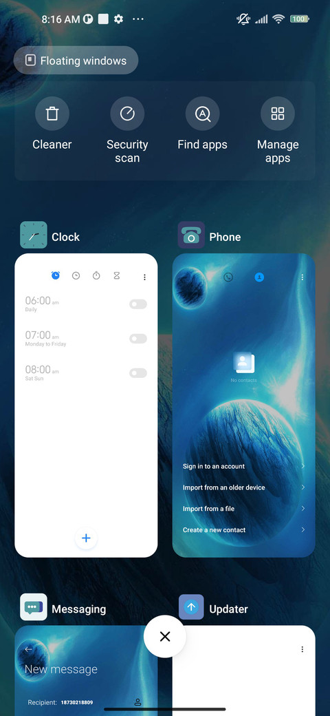 Lunar aurora screenshot