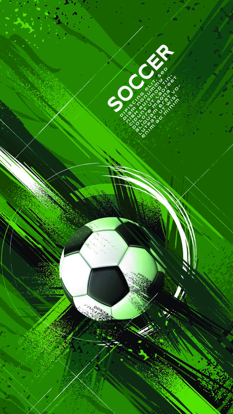 Soccer Template design screenshot