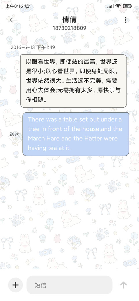 萌萌小兔 平铺 screenshot