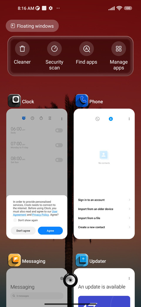 Palm m14 screenshot