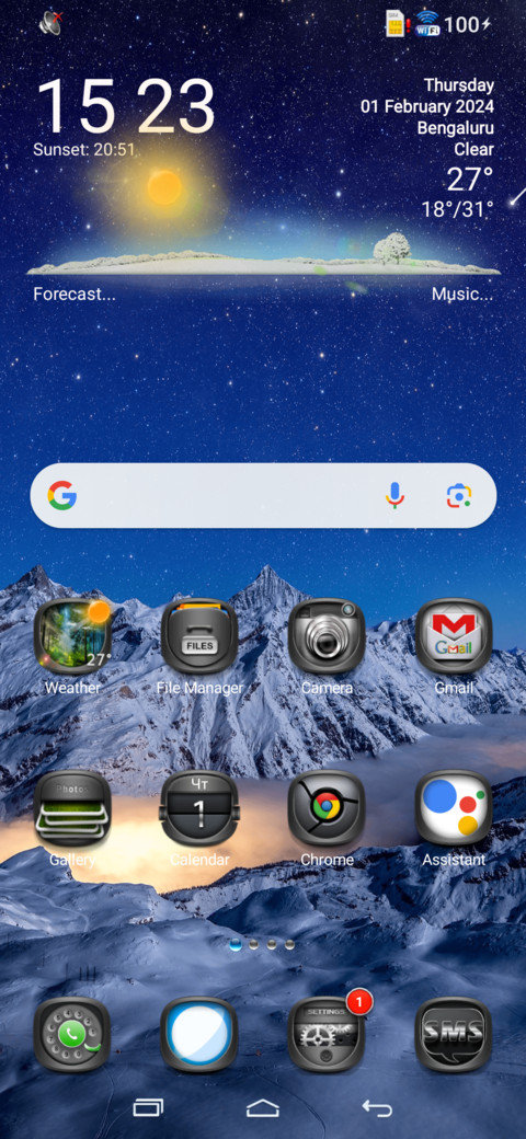 Light V13 screenshot