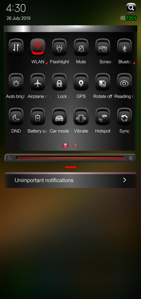 My theme 2.0.0 screenshot