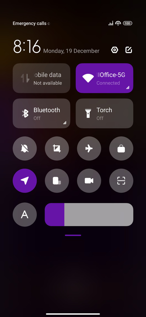 Purple screenshot