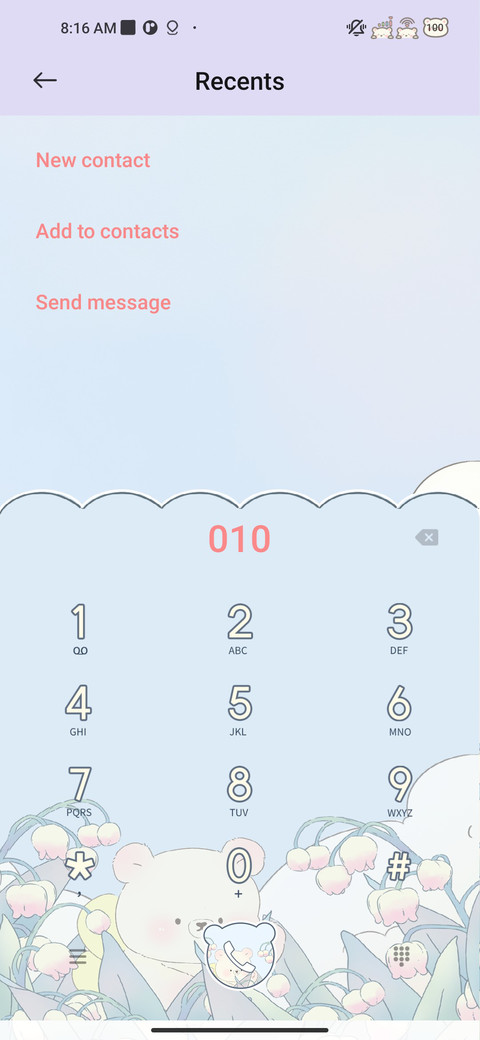 Bear and flower screenshot