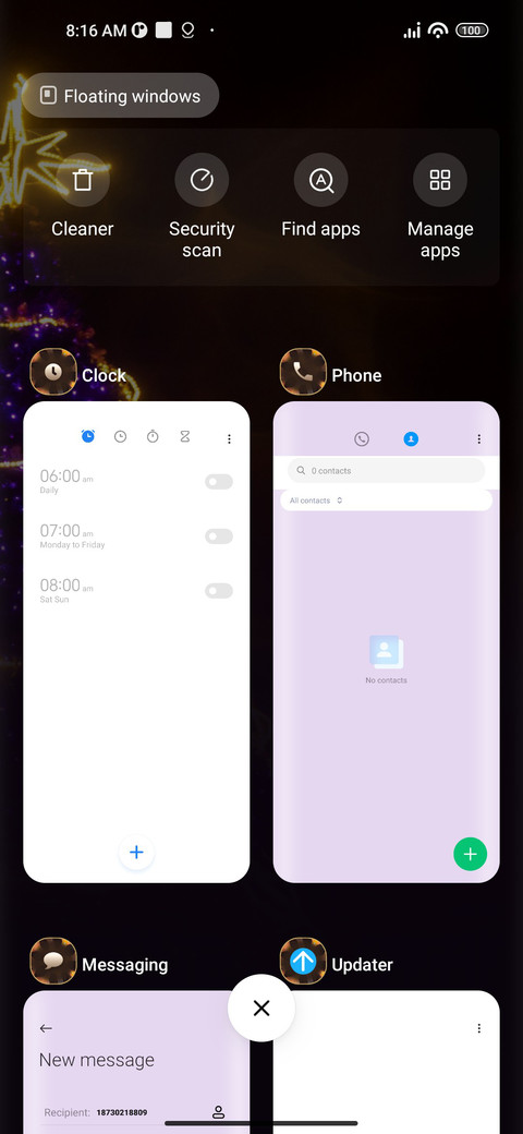 Purple screenshot