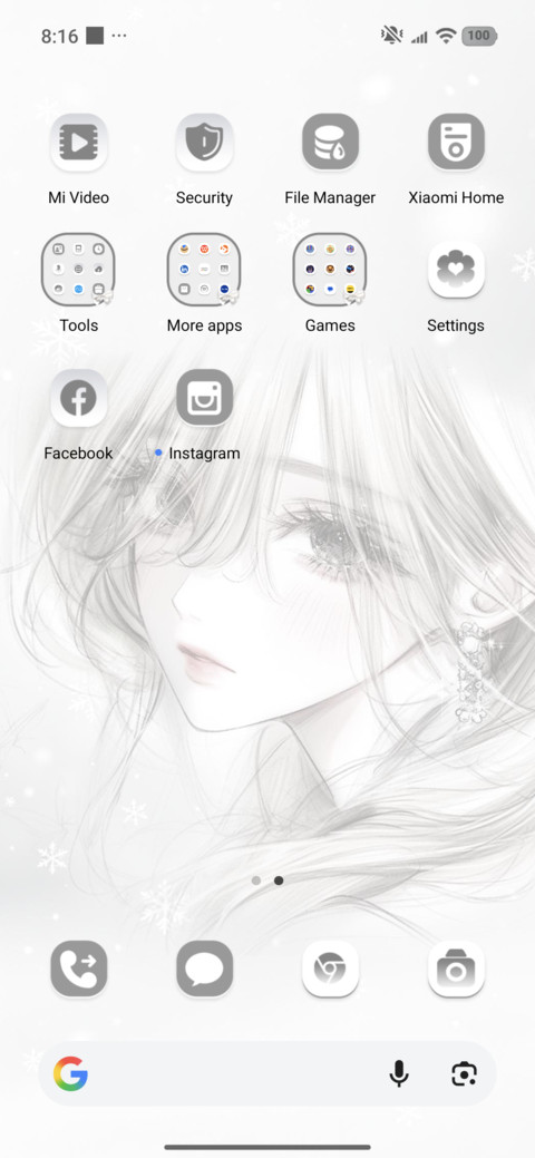 Winter Snow Girl screenshot