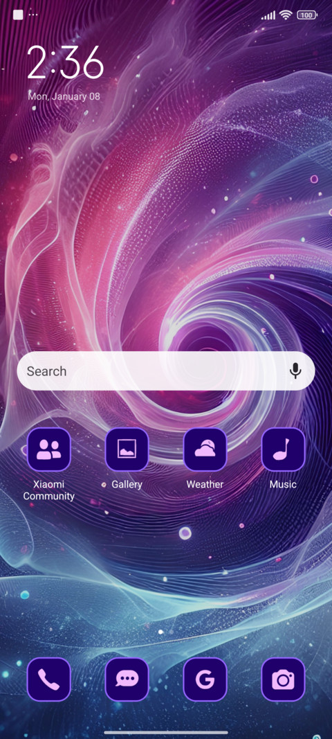 colorful galaxy screenshot