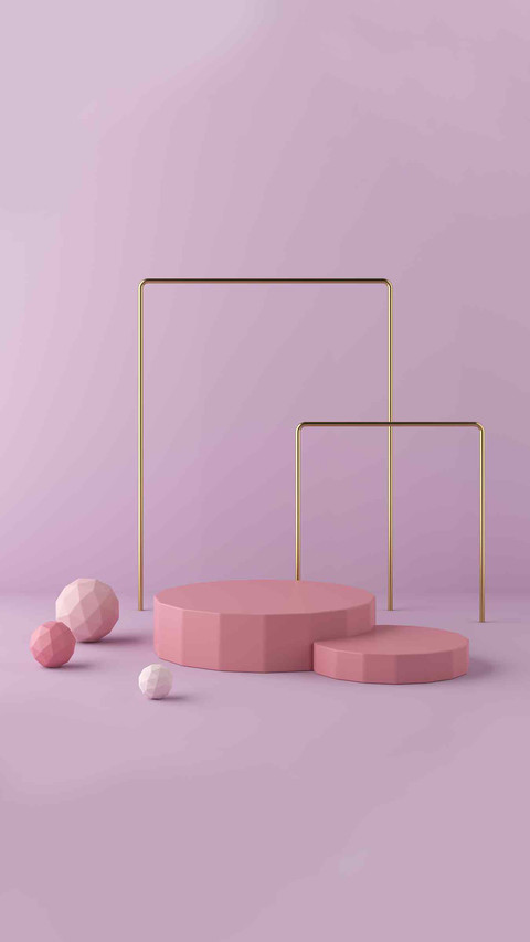 Three dimensional geometric shape screenshot