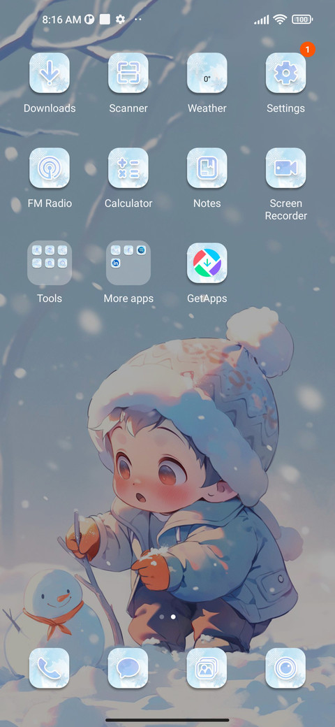 Little snowman screenshot