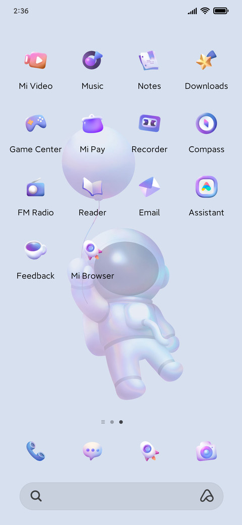 Astronaut Widgets screenshot