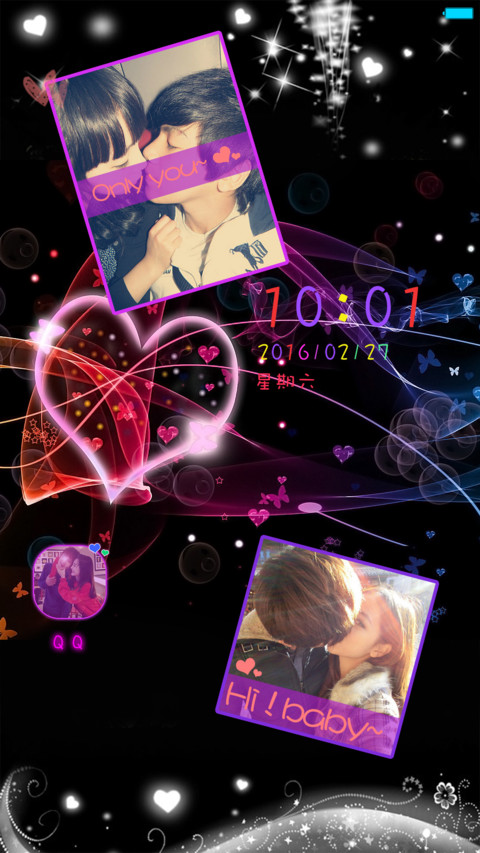 forever love(默认密码0000，对应四个“么么哒”) screenshot