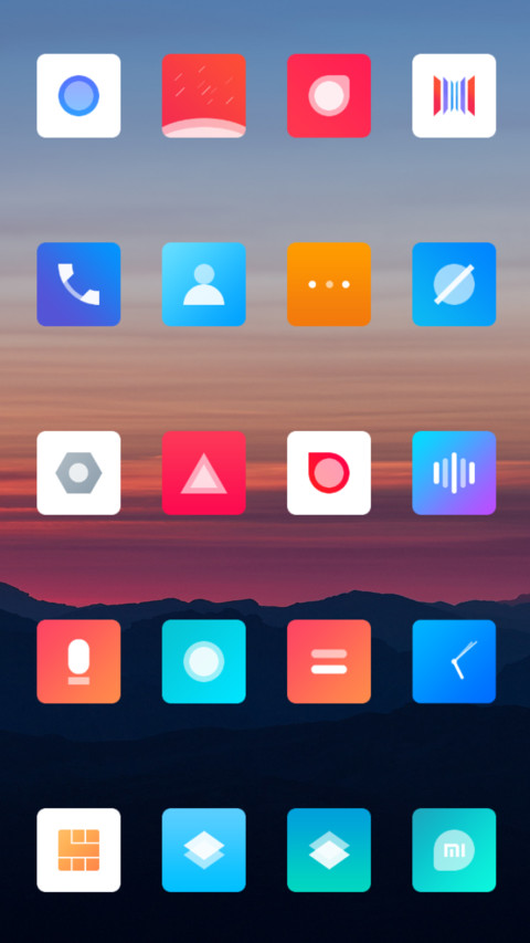 Four Square Theme screenshot
