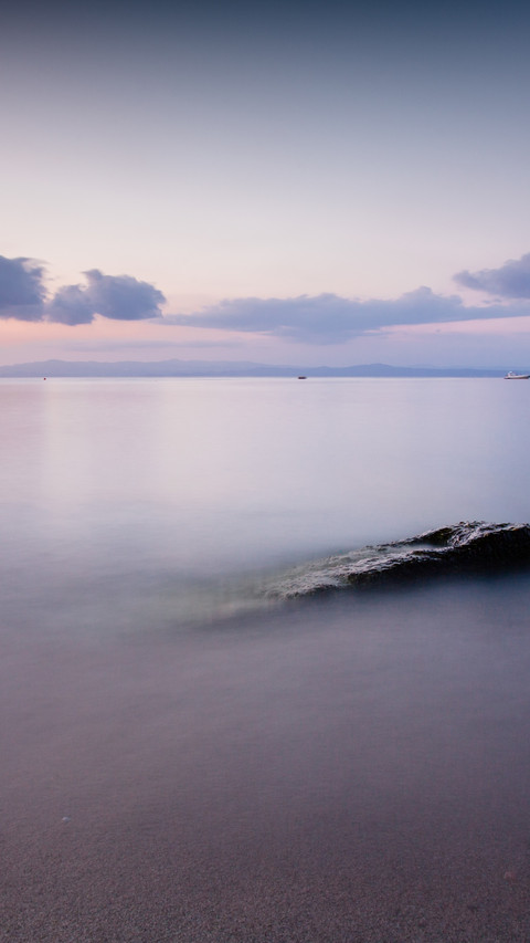 Greek coastline long exposed scenery screenshot