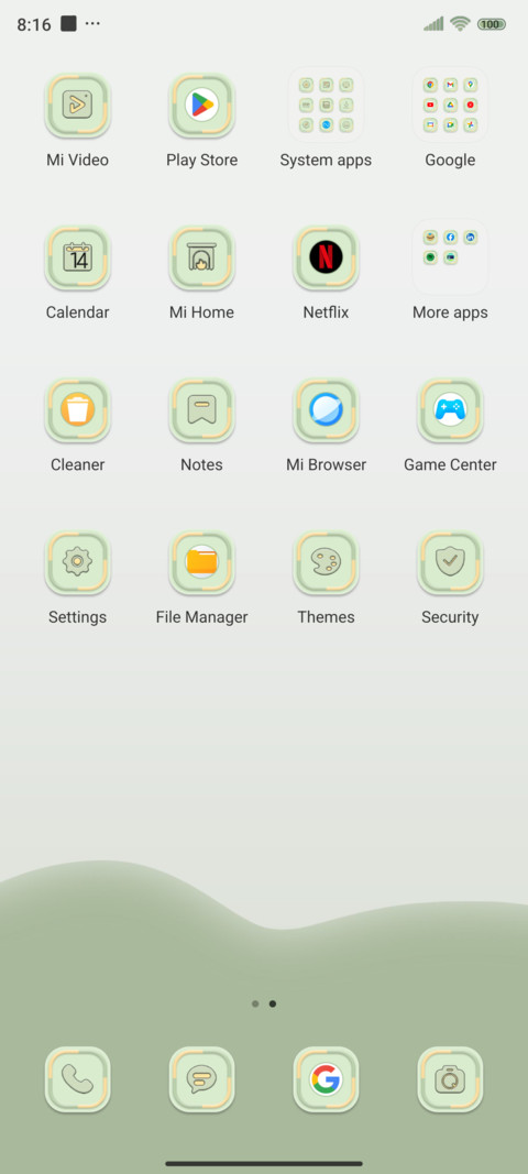 Fresh grass green screenshot