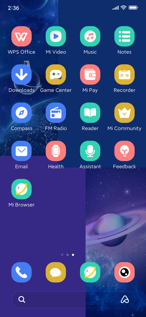 Grid Star River screenshot