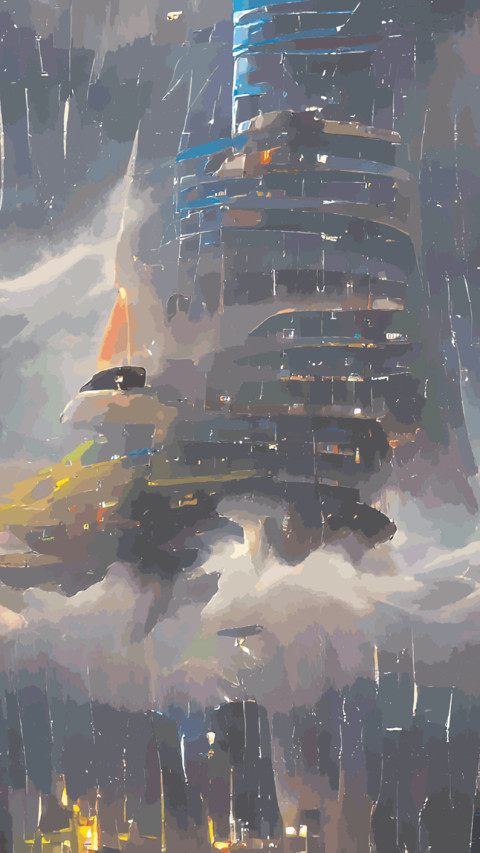 街景插画-拍信图库 screenshot