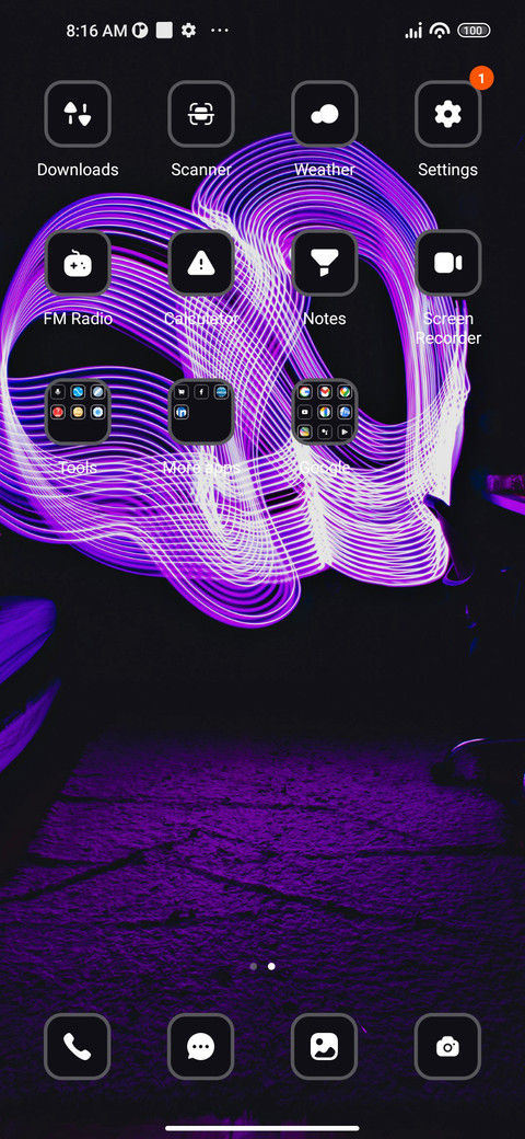 Neon Purple screenshot