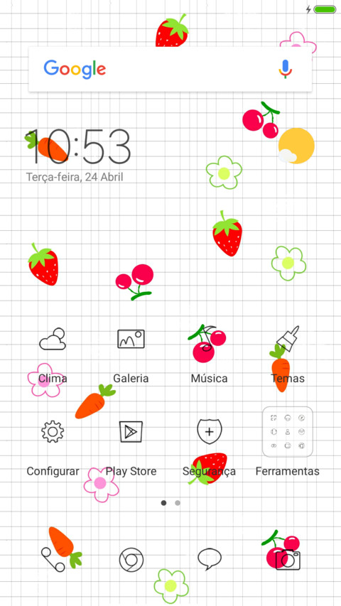 Summer fruit screenshot