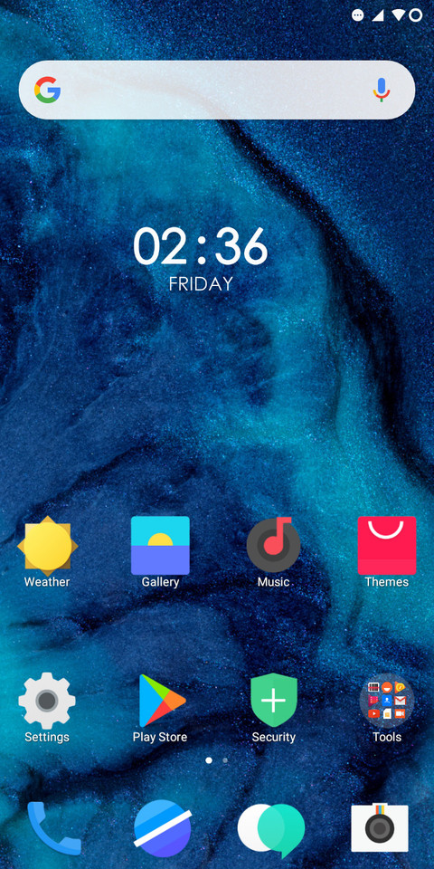 Hydrogen OS  screenshot