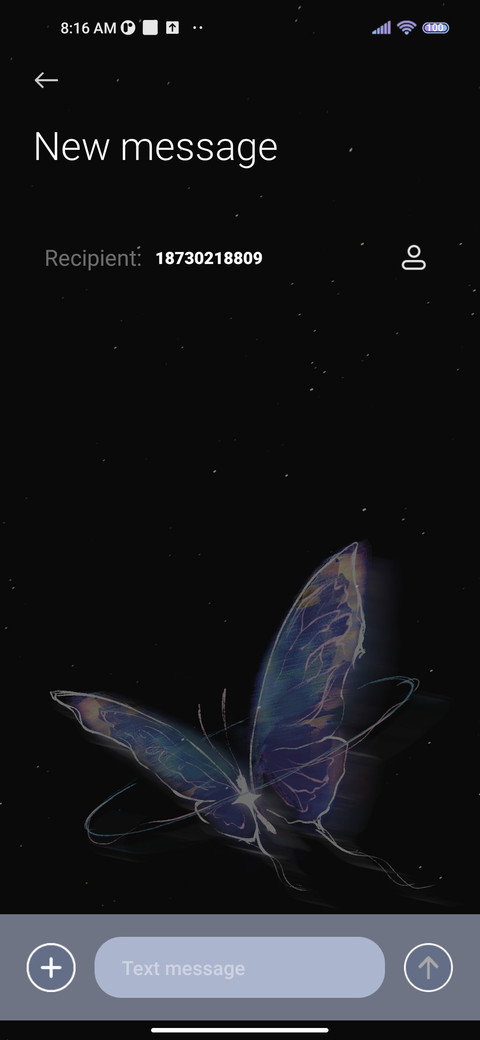 Simple butterfly screenshot