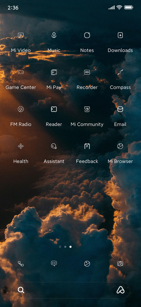 Clarus Widgets screenshot