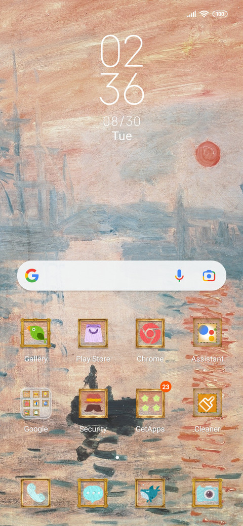 Sunrise screenshot