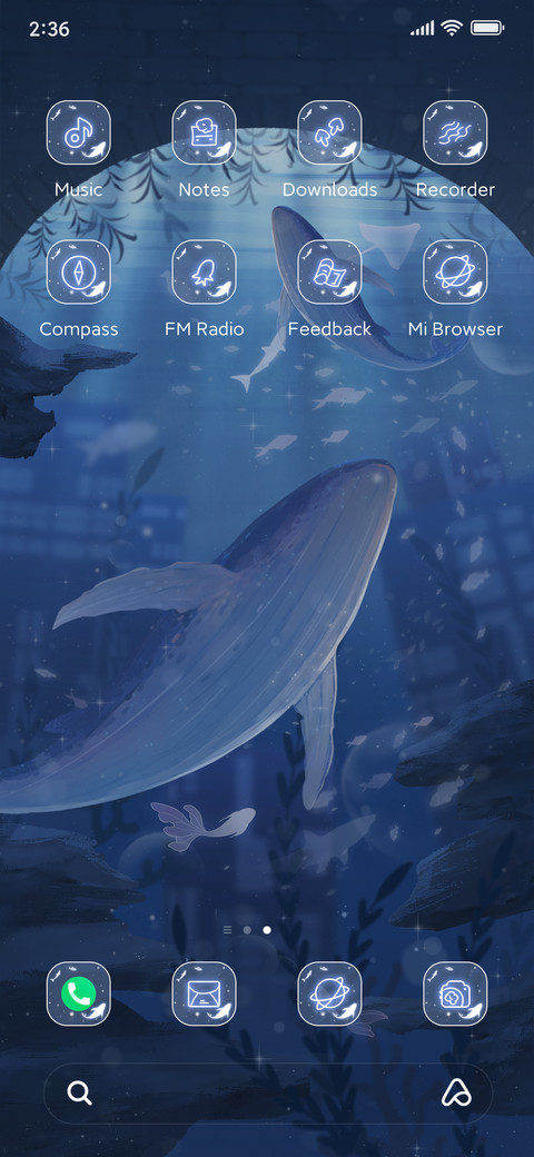 Like whale sea screenshot