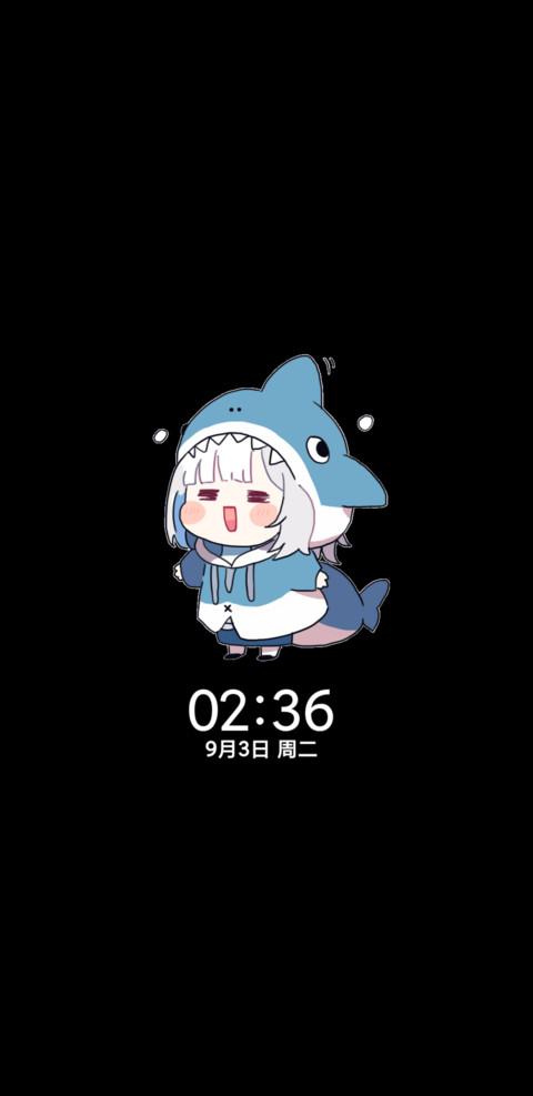 鲨鱼萌妹 奶油组件 screenshot