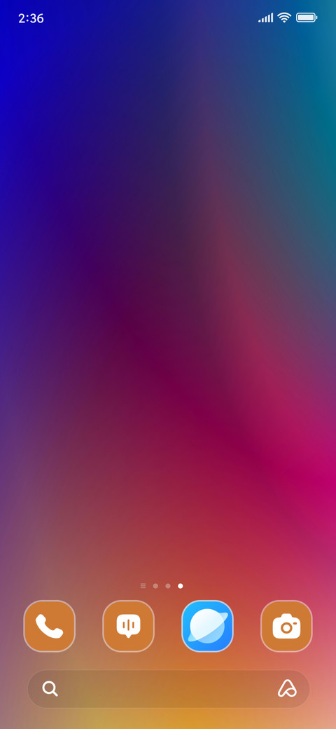 Blue Abstract screenshot