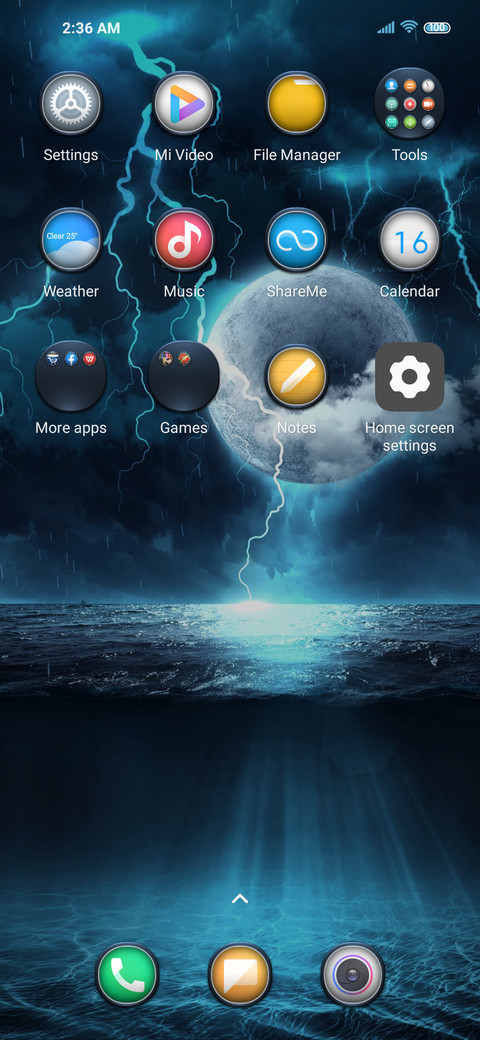 Storm ocean screenshot