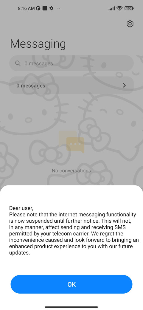 Hello Kitty red screenshot