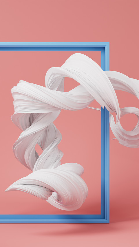 White flowing lines screenshot