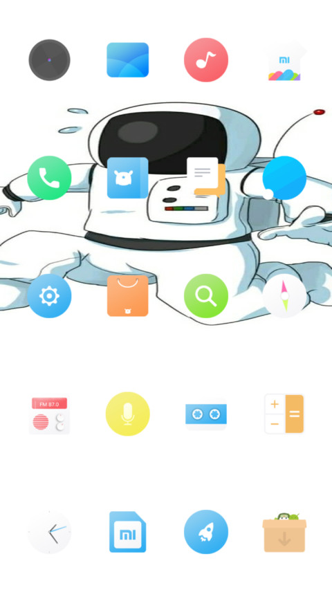 Astro White screenshot