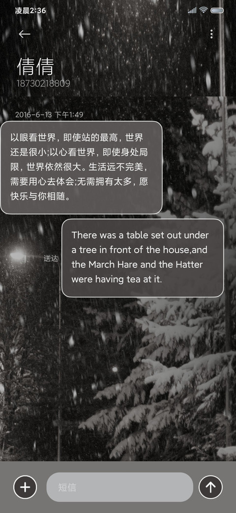 初雪氛围感 换图 screenshot