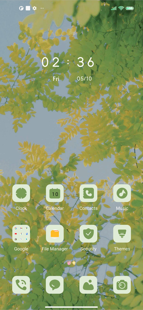 Eye care green screenshot