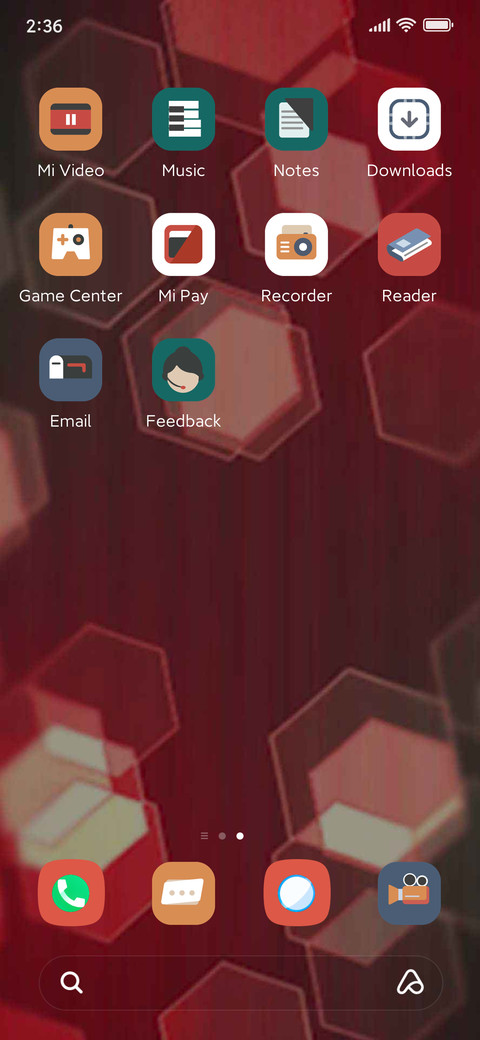 Red  lattice screenshot