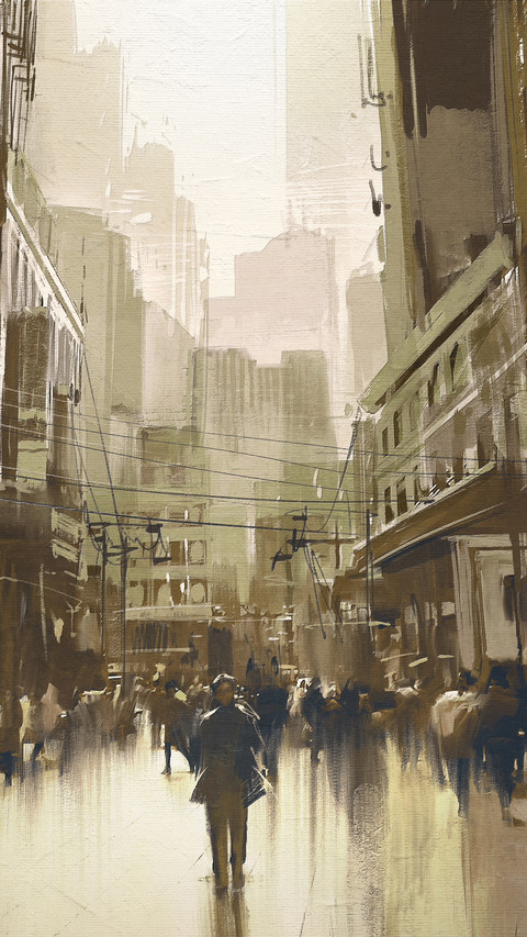 酷炫插画-拍信图库 screenshot