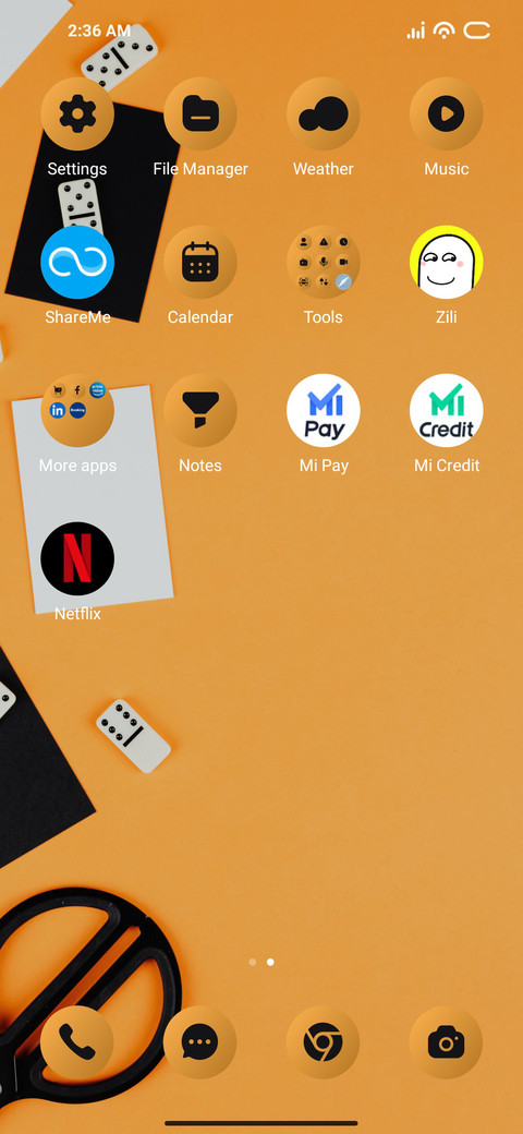 Minimal Table screenshot
