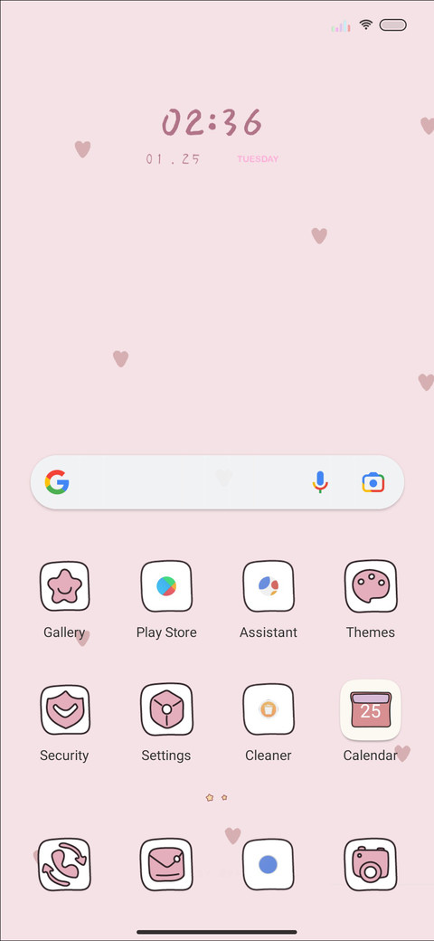 Pink Heartsie screenshot