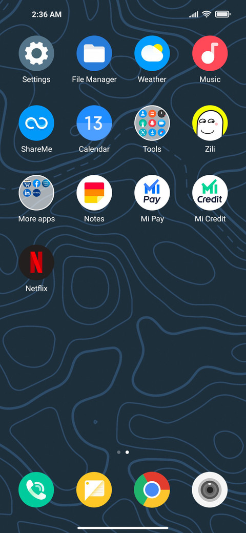 Minimal screenshot