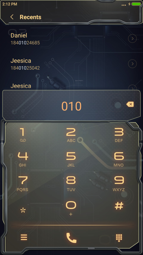 Conected screenshot