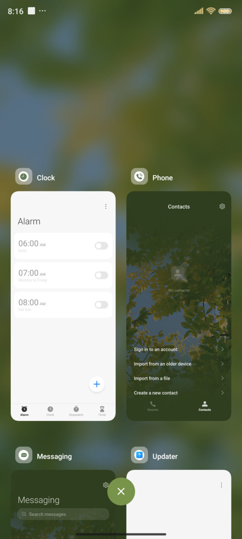 Greenness screenshot