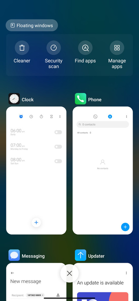 OS Still Blue screenshot