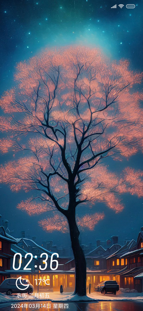 夜晚的小山村 screenshot