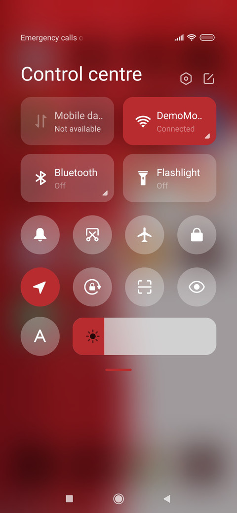 Red Abstract Lines_3MDS screenshot